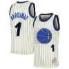 Penny Hardaway Orlando Magic Chainstitch Swingman Vibrant Jersey Cream