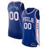 Philadelphia Tendance 76ers Nike Custom Authentic Jersey Icon Edition Royal