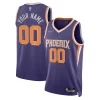 Phoenix Exclusif Suns Nike 2021/22 Diamond Swingman Custom Jersey Icon Edition Purple