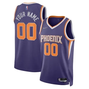 Phoenix Exclusif Suns Nike 2021/22 Diamond Swingman Custom Jersey Icon Edition Purple