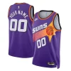 Phoenix Suns Nike Unisex 2022/23 Custom Swingman Jersey Exceptionnel Classic Edition Purple