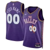 Phoenix Suns Nike Unisex Refiné 2024/25 Custom Swingman Jersey City Edition Purple
