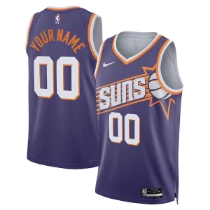 Phoenix Suns Nike Unisex Swingman Luxueux Custom Jersey Purple Icon Edition