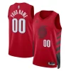 Portland Trail Blazers Jordan Brand Unisex 2022/23 Swingman Custom Jersey Statement Edition Splendide Red