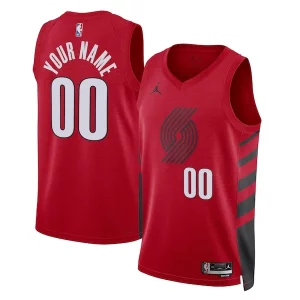Portland Trail Blazers Jordan Brand Unisex 2022/23 Swingman Custom Jersey Statement Edition Splendide Red