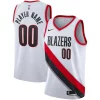 Portland Trail Blazers Nike Exquisite 2020/21 Swingman Custom Jersey Association Edition White