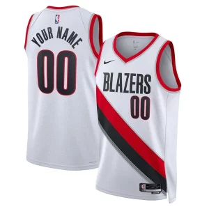 Portland Trail Blazers Nike Unisex Swingman Uniques Custom Jersey White Association Edition