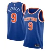 RJ Admirable Barrett New York Knicks Nike Unisex Swingman Jersey Icon Edition Blue