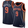 RJ Barrett Admirable New York Knicks Jordan Brand Unisex Swingman Jersey Statement Edition Navy