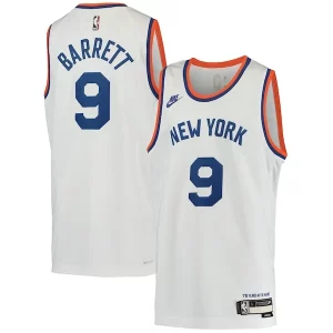 RJ Barrett New York Exquisite Knicks Nike Youth 2021/22 Swingman Player Jersey Classic Edition White