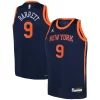 RJ Barrett New York Knicks Jordan Brand Youth Swingman Jersey Gracieux Statement Navy