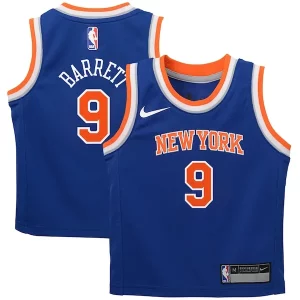 RJ Barrett New York Knicks Nike Preschool Swingman Player Stylish Jersey Icon Edition Blue