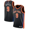 RJ Barrett New York Knicks Nike Stylish Unisex 2022/23 Swingman Jersey City Edition Black