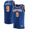 RJ Barrett New York Knicks Replica Fast Break Jersey Blue Unique Icon Edition