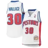 Rasheed Wallace Detroit Pistons Vibrant Youth 2003/04 Hardwood Classics Swingman Jersey White