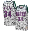 Ray Allen Exclusif Milwaukee Bucks 2000/01 Swingman Jersey White