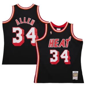 Ray Allen Miami Heat 2013/14 Exceptionnel Hardwood Classics Swingman Jersey Black