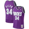 Ray Prime Allen Milwaukee Bucks 2000/01 Hardwood Classics Swingman Jersey Purple