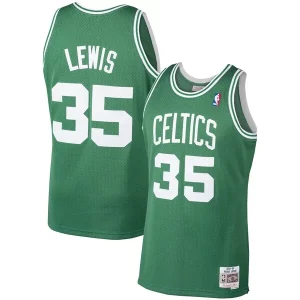 Reggie Lewis Boston Celtics 1987/88 Hardwood Classics Swingman Jersey Kelly Élégant Green