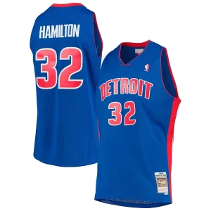 Richard Hamilton Detroit Authentique Pistons 2003/04 Hardwood Classics Swingman Jersey Blue