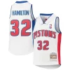 Richard Hamilton Detroit Pistons Youth 2003/04 Hardwood Classics Swingman Jersey Unique White