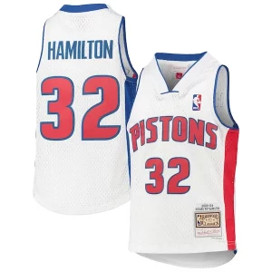 Richard Hamilton Detroit Pistons Youth 2003/04 Hardwood Classics Swingman Jersey Unique White