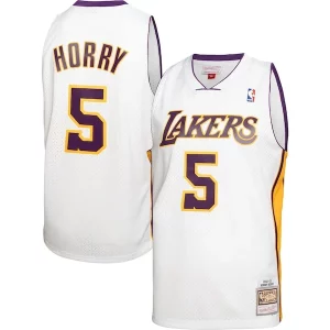 Robert Horry Los Angeles Charming Lakers 2001/02 Hardwood Classics Swingman Jersey White