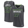 Rudy Gobert Minnesota Timberwolves Fast Break Commémoratif Replica Player Jersey Statement Edition Black