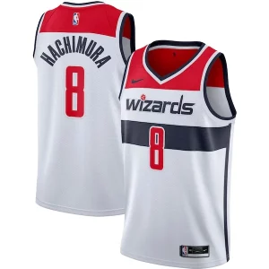 Rui Hachimura Washington Wizards Nike 2020/21 Swingman Jersey White Association Edition Personalisable