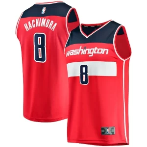 Rui Hachimura Washington Wizards Replica Fast Break Jersey Red Icon Premium Edition