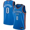 Russell Westbrook Oklahoma City Thunder Nike Swingman Player Jersey Icon Edition Admirable Blue