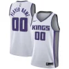 Sacramento Haut de gamme Kings Nike Swingman Custom Jersey White Association Edition