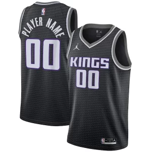 Sacramento Kings Jordan Brand Splendide Swingman Custom Jersey Statement Edition Black