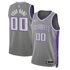 Sacramento Kings Nike Gracieux Unisex 2022/23 Swingman Custom Jersey City Edition Black