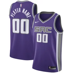 Sacramento Kings Nike Swingman Custom Jersey Purple Icon Premium Edition