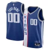 Sacramento Kings Nike Unisex 2023/24 Custom Swingman Confortable Jersey Blue City Edition