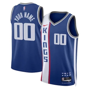 Sacramento Kings Nike Unisex 2023/24 Custom Swingman Confortable Jersey Blue City Edition