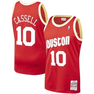 Sam Cassell Houston Notable Rockets 1993/94 Hardwood Classics Swingman Jersey Red