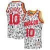 Sam Cassell Houston Rockets 1993/94 Hardwood Classics Prime Doodle Swingman Jersey White