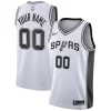 San Antonio Spurs Authentique Nike Custom Swingman Jersey White Association Edition