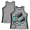 San Antonio Spurs Hardwood Classics Tendance Blown Out Fashion Jersey Gray