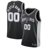 San Antonio Spurs Nike Swingman Custom Incontournable Jersey Black Icon Edition