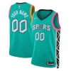 San Antonio Spurs Nike Unisex 2022/23 2022/23 Swingman Custom Notable Jersey City Edition Turquoise