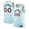 San Antonio Spurs Nike Unisex 2024/25 Custom Swingman Jersey Stylish City Edition Light Blue