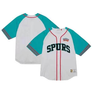 San Antonio Spurs Practice Day Baseball Exceptionnel Jersey White
