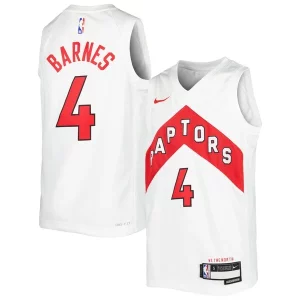 Scottie Barnes Toronto Raptors Nike Incontournable Youth Swingman Jersey Association Edition White/Red