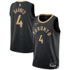 Scottie Barnes Toronto Raptors Nike Unisex 2022/23 Swingman Sophistiqué Jersey City Edition Black