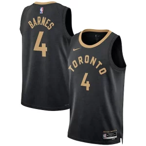 Scottie Barnes Toronto Raptors Nike Unisex 2022/23 Swingman Sophistiqué Jersey City Edition Black