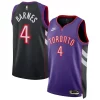 Scottie Barnes Toronto Raptors Nike Unisex 2024/25 Swingman Jersey Purple Classic Edition Personalisable