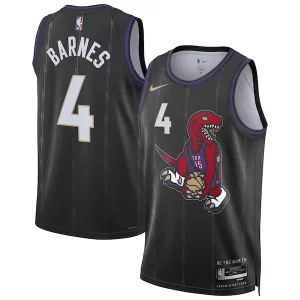 Scottie Barnes Toronto Raptors Nike Unisex 2024/25 Swingman Player Jersey City Edition Black Élégant